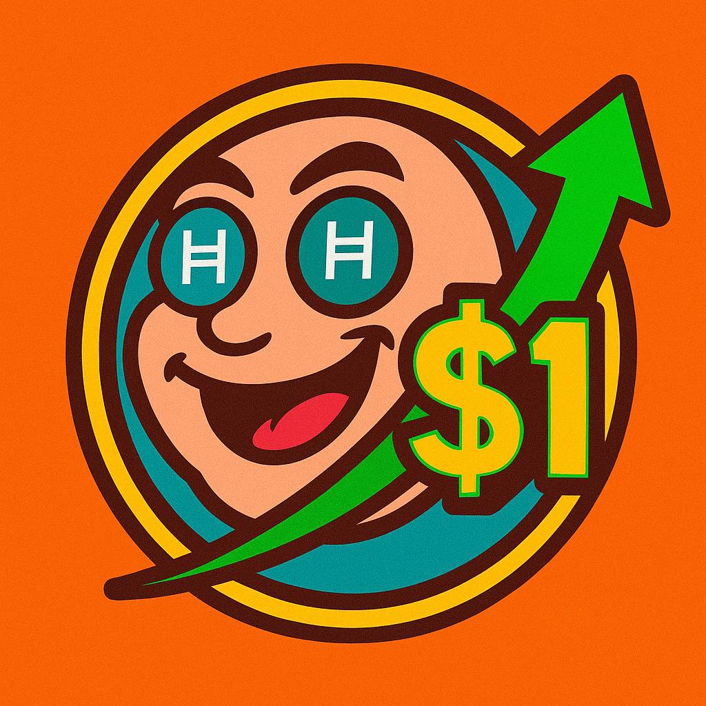HBAR to a Dollar Logo